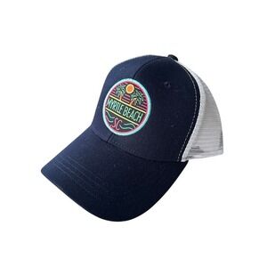 Carolinas Saltwater Myrtle Beach SC Cap Hat Navy Blue White Snapback Cap NEW